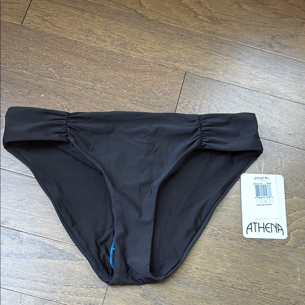 Athena Black Classic Hipster Bikini Bottom(S)